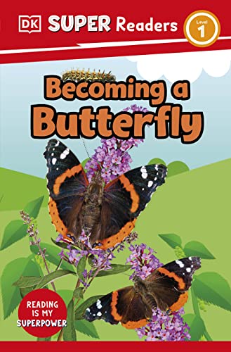 Book cover: "Becoming a Butterfly" with butterfly and flower images.