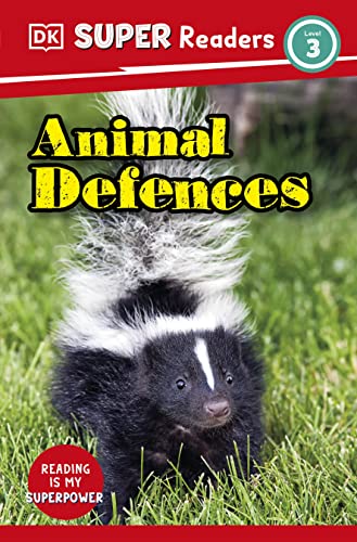 Book cover featuring a young skunk with raised tail in grass.