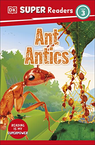Book cover featuring a close-up of an ant on a green leaf.