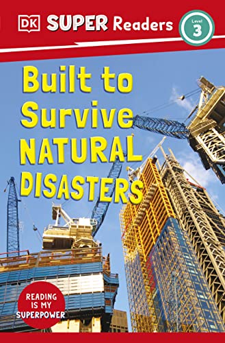 Book cover: "Built to Survive Natural Disasters" with construction imagery.