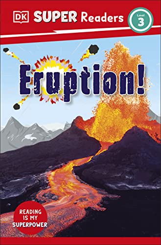 Book cover depicting a volcano erupting with lava and smoke.