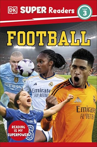 DK Super Readers Level 3 Football book cover with young players.