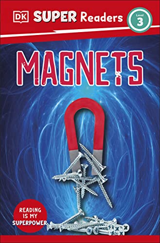DK Super Readers Level 3 book cover featuring a red horseshoe magnet.