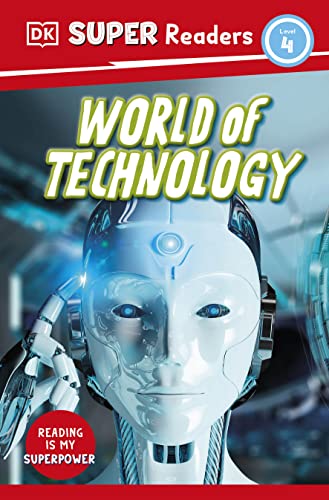 Book cover featuring a white robot face and the title “World of Technology.”