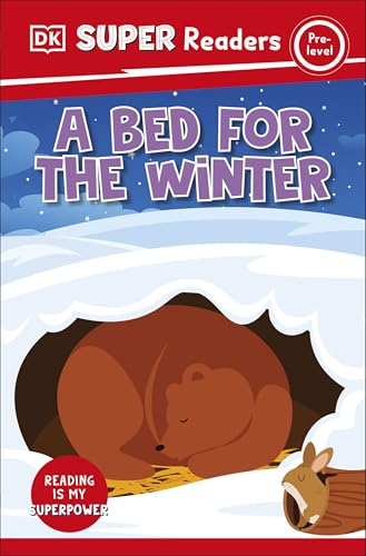 Book cover: a brown bear sleeping in a den with a small rabbit.