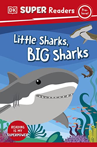 Book cover featuring a great white shark and smaller sharks underwater.