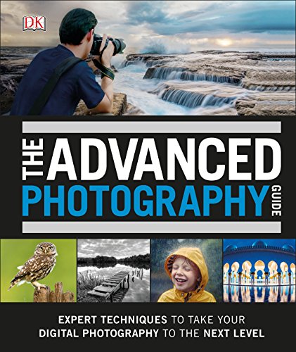 Photography guide book cover featuring a photographer and sample images.