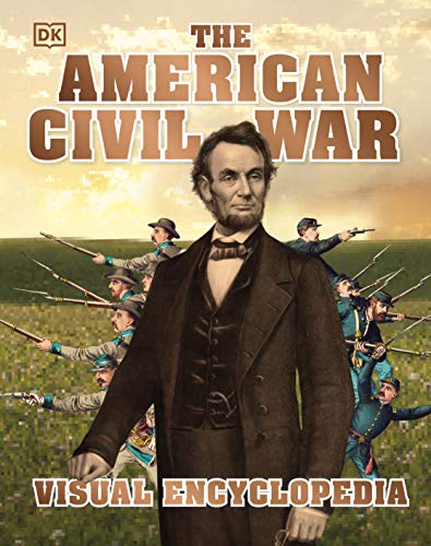 Book cover: Abraham Lincoln with Civil War soldiers in background.