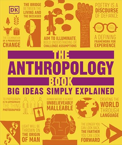 Book cover with illustrated icons and text about anthropology concepts.