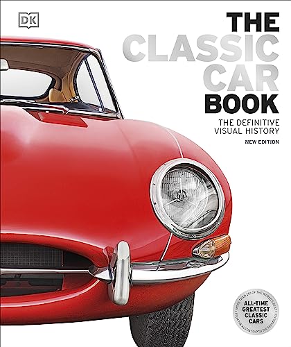 Book cover featuring the front of a red vintage sports car.