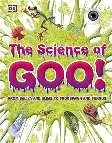 Book cover with a frog, eye, and various gooey, textured images.