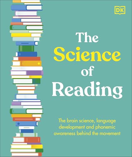 Book cover: “The Science of Reading” with stacked books illustration.