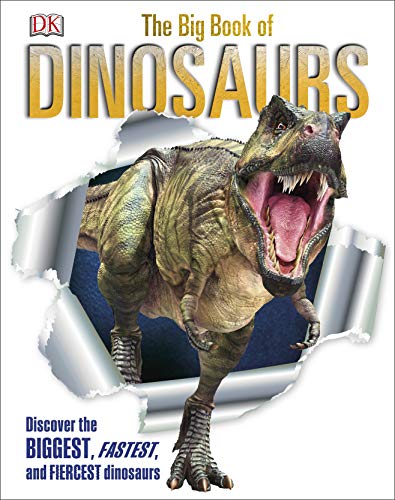 Book cover featuring a roaring Tyrannosaurus Rex breaking through paper.