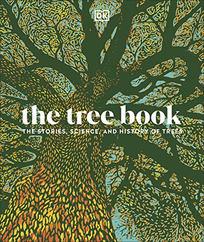 Book cover with illustrated tree canopy and title “The Tree Book”.