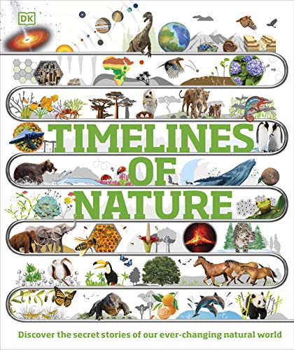 Book cover featuring diverse wildlife and geological illustrations on white.