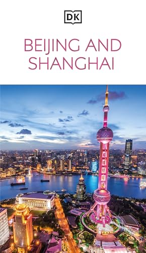 DK travel guide cover featuring Shanghai skyline at dusk.