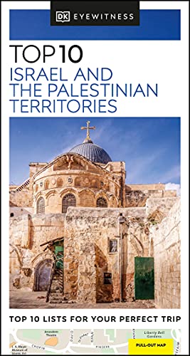 DK Eyewitness Top 10 Israel and the Palestinian Territories travel guide cover.