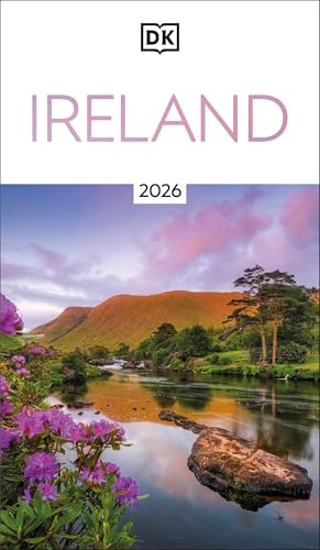 DK Ireland 2026 calendar cover with landscape and flowers.