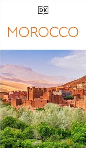 Book cover featuring a desert village with red clay buildings and mountains in background.