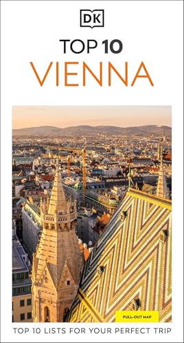 DK Top 10 Vienna travel guide book cover with city skyline.