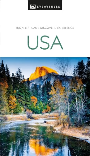 DK Eyewitness travel guide to USA, featuring Yosemite’s Half Dome.