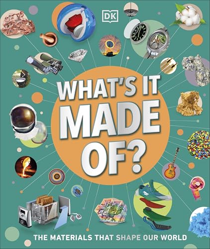 Book cover with colorful illustrations of everyday objects and materials.