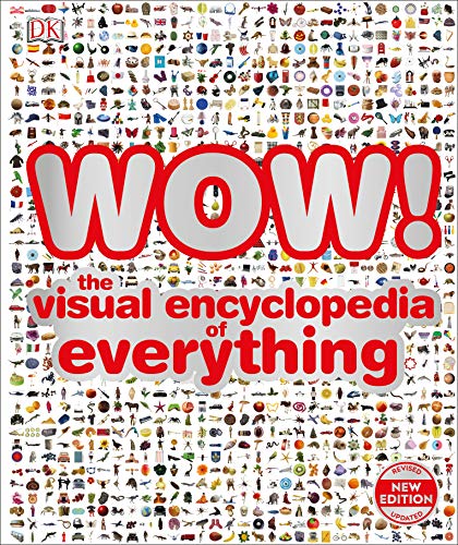 Book cover with large “WOW!” text over a collage of colorful icons.