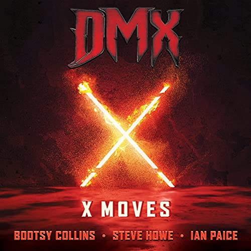 DMX “X Moves” vinyl album cover with fiery X and artist names.