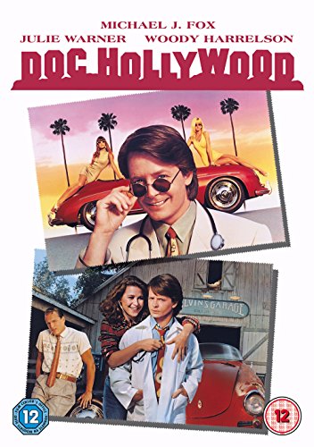 “Doc Hollywood” DVD cover featuring Michael J. Fox and a red convertible.