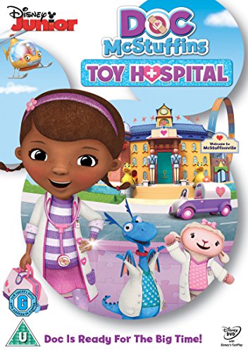 Doc McStuffins DVD cover featuring the character and toy friends.