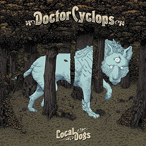 Album cover: blue, three-eyed dog partially obscured by trees.