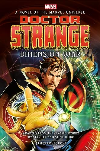 Doctor Strange novel cover featuring the character casting a magical spell.