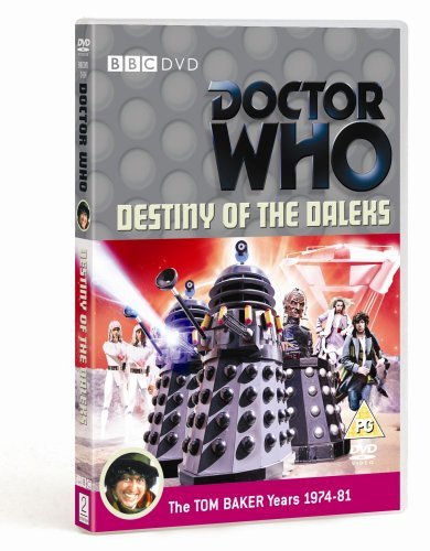 Doctor Who DVD cover featuring a Dalek and characters from the 1970s series.