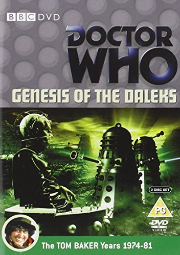 Doctor Who DVD cover featuring the Fourth Doctor and Daleks.