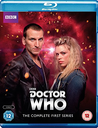 Doctor Who Series 1 Blu-ray cover featuring Christopher Eccleston and Billie Piper.