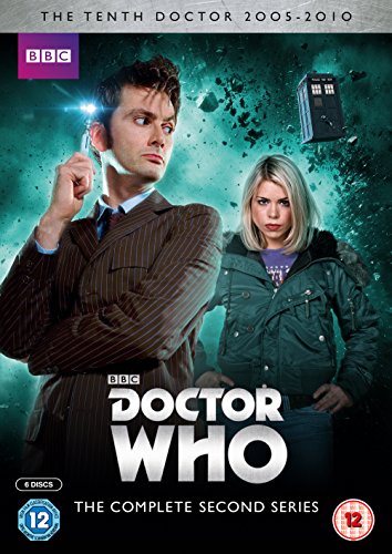 Doctor Who Series 2 DVD cover featuring the Tenth Doctor and Rose Tyler.