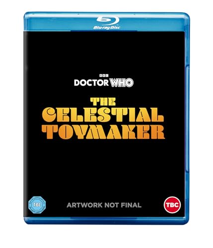 Doctor Who: The Celestial Toymaker Blu-ray case with gold title text.