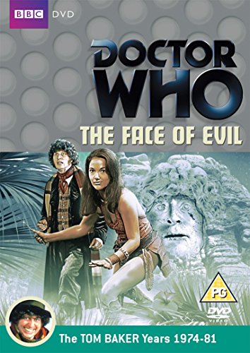 Doctor Who The Face of Evil DVD cover featuring Tom Baker and Leela.