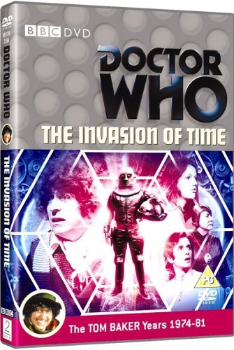 "Doctor Who: The Invasion of Time DVD case with characters and title on cover."