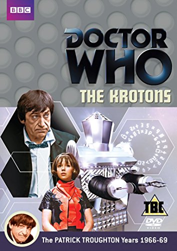Doctor Who DVD cover featuring Patrick Troughton, a robot, and a girl.