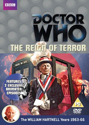 DVD cover for Doctor Who: The Reign of Terror featuring William Hartnell in costume.