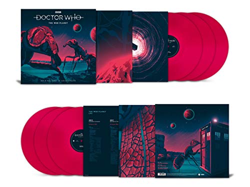 Doctor Who: The Web Planet vinyl album cover with large insect creatures.