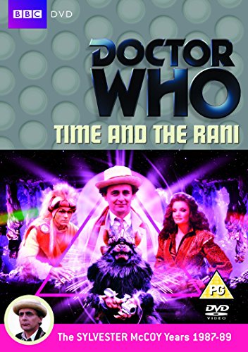 Doctor Who: Time And The Rani DVD cover with characters and logo.