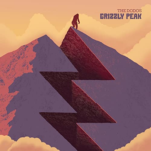 CD cover: bear silhouette on a jagged, layered mountain peak.