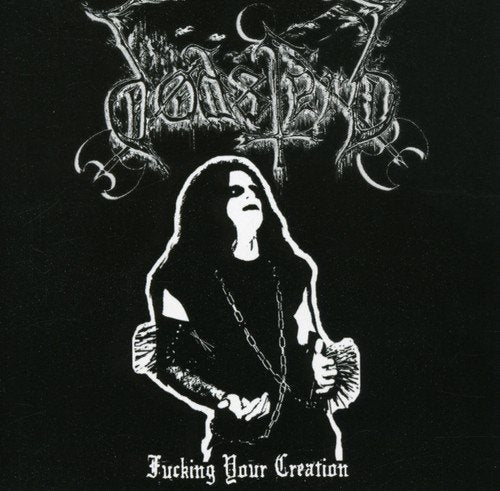 Black and white album cover featuring a figure with a chain, dark aesthetic.