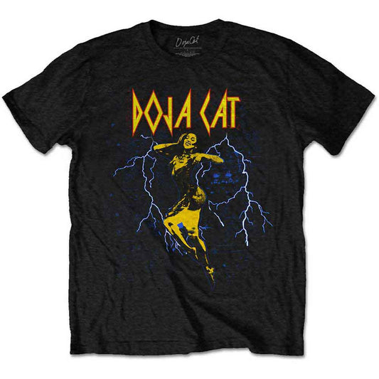 Black t-shirt featuring Doja Cat and planetary imagery from her Planet Her album.