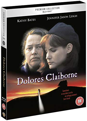 Dolores Claiborne" Blu-ray cover featuring Kathy Bates and Jennifer Jason Leigh.