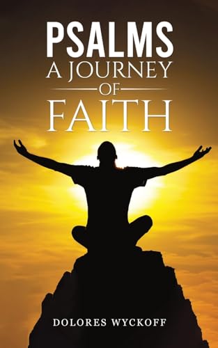 Book cover with silhouette of person meditating at sunset.