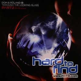 Vinyl record cover with abstract blue and red imagery, text “hard to find”.