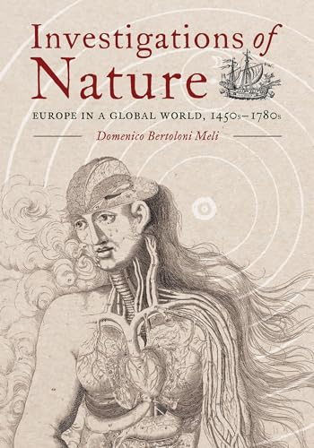 Book cover: historical portrait with anatomical drawings, title "Investigations of Nature".